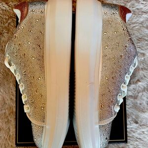 Inc. Rhinestone Platform Sneakers